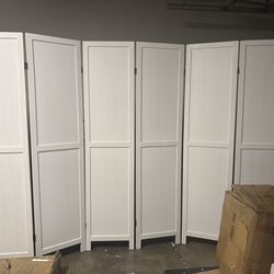 6 piece wall divider