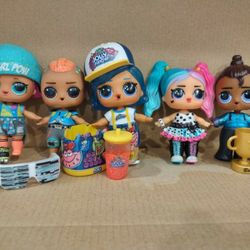 Lot of lol dolls, 