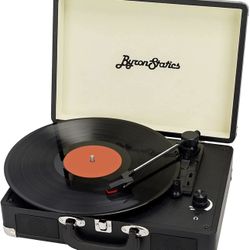 ByronStatics 3-Speed Vinyl Record Turntable Player