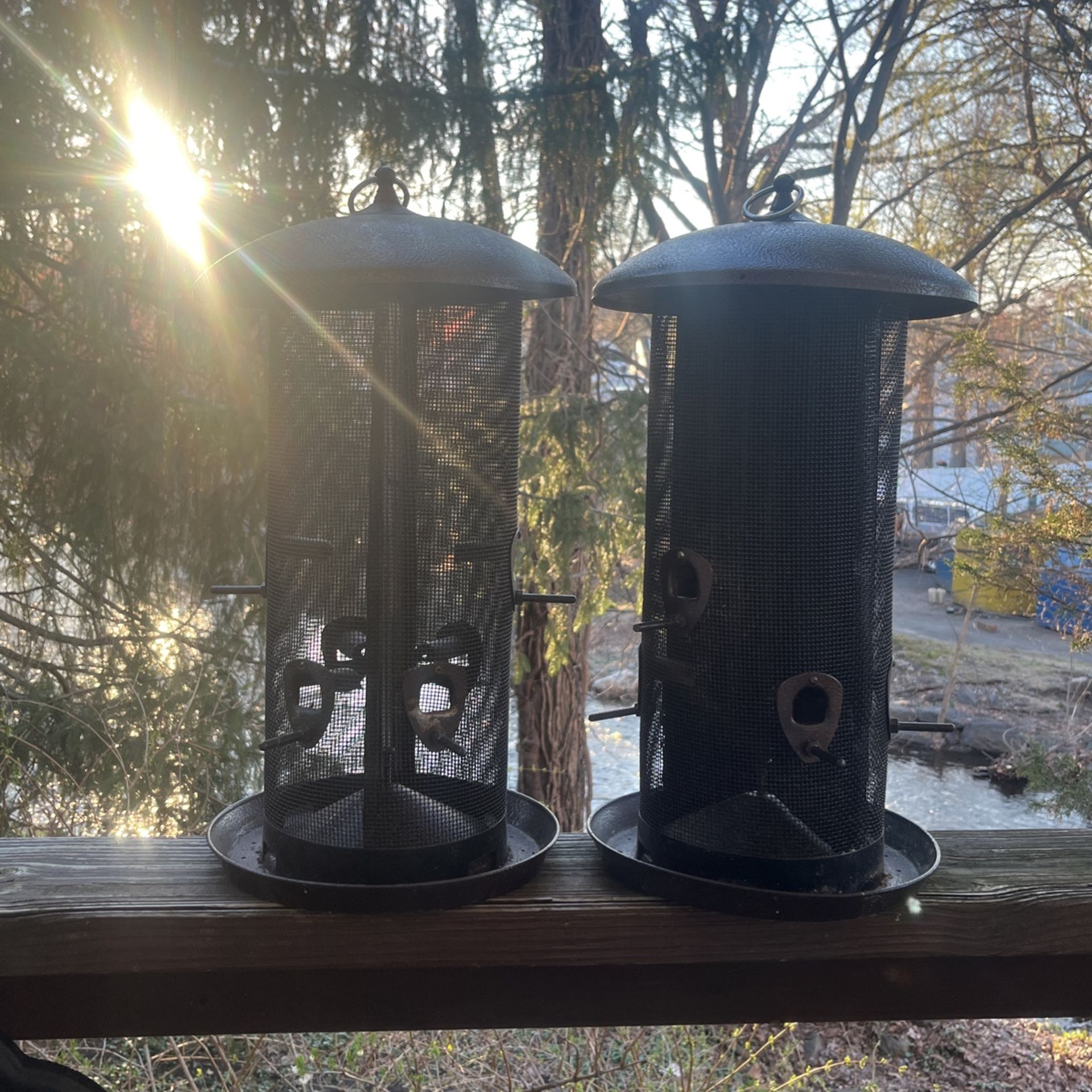 2 Bird Feeders