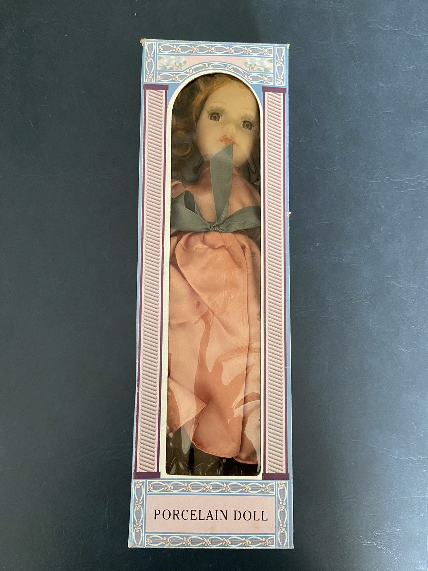 Kate- Porcelain Doll In The Original Box With Stand