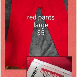Red pants