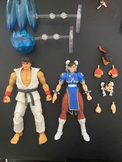 Ryu And Chun-Li Action Figures Jada Toys 