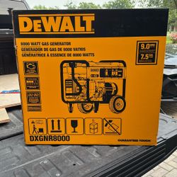 Dewalt 8000 Watt Gas Generator 