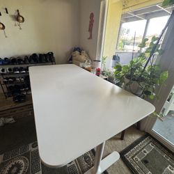 Large white Desk 