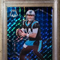 2021 Mosaic Sam Darnold Genesis Prizm #155 Case Hit NFL Super Bowl 