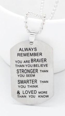 Always Remember Dog Tag