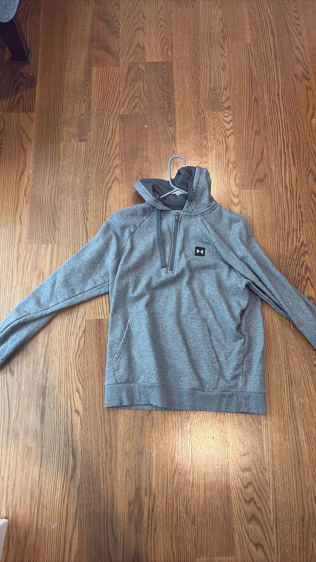 Adidas Grey Zip Up Hoddie