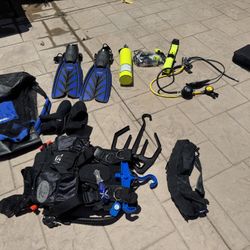 Complete SCUBA gear set