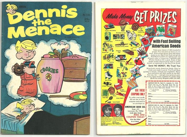 (VALUE: c.$80) Dennis the Menace (10 comics) Bronze Age (group 5 of 7)