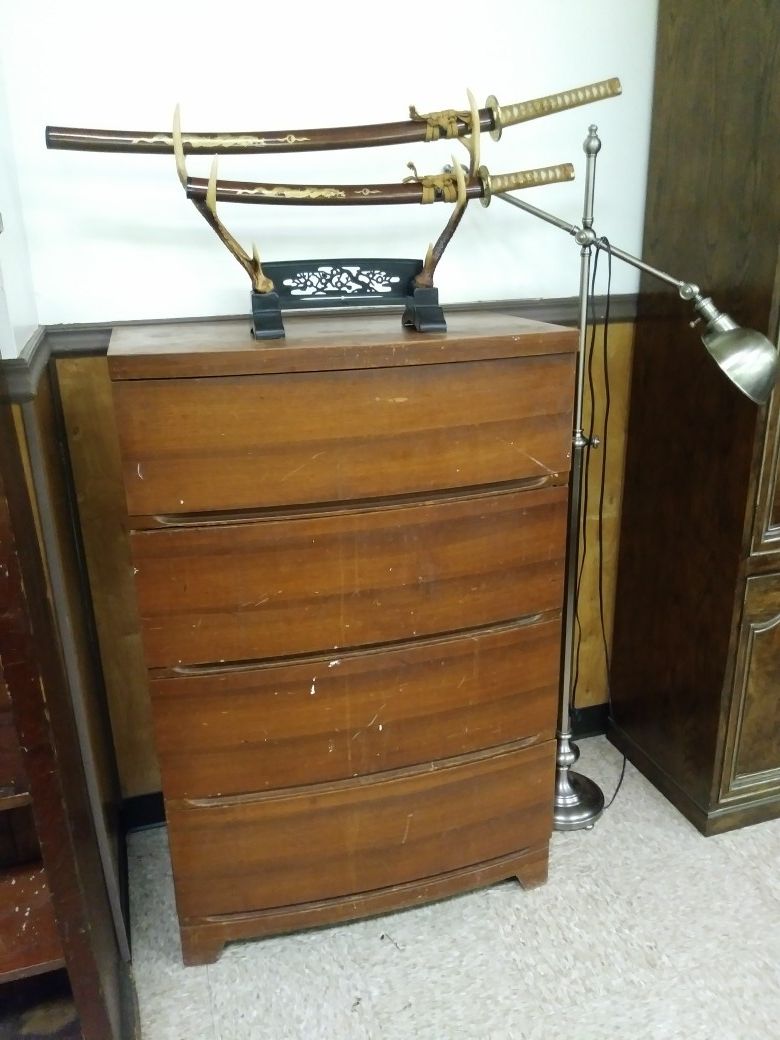 4 drawer antique wood dresser for sale