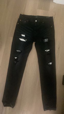Purple jeans