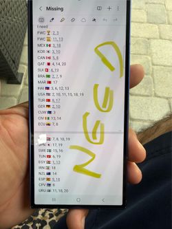 Panini stickers FIFA (swaps/ Need)