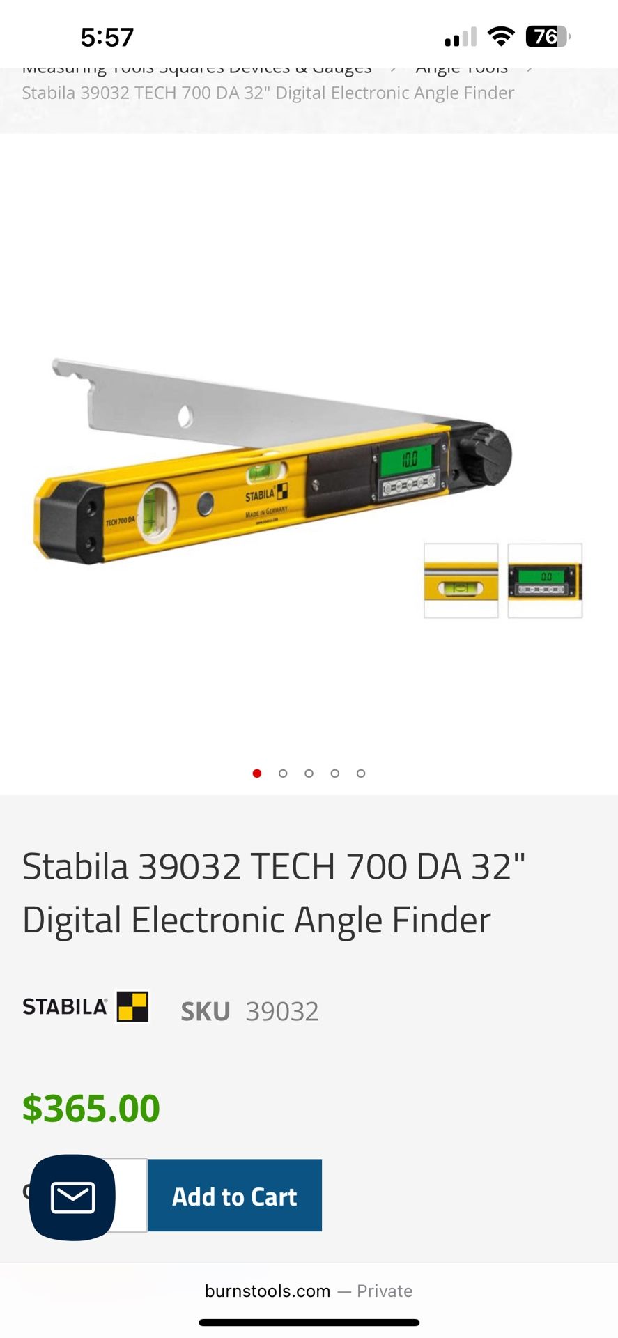 Stabila Tech 700 Da 32”