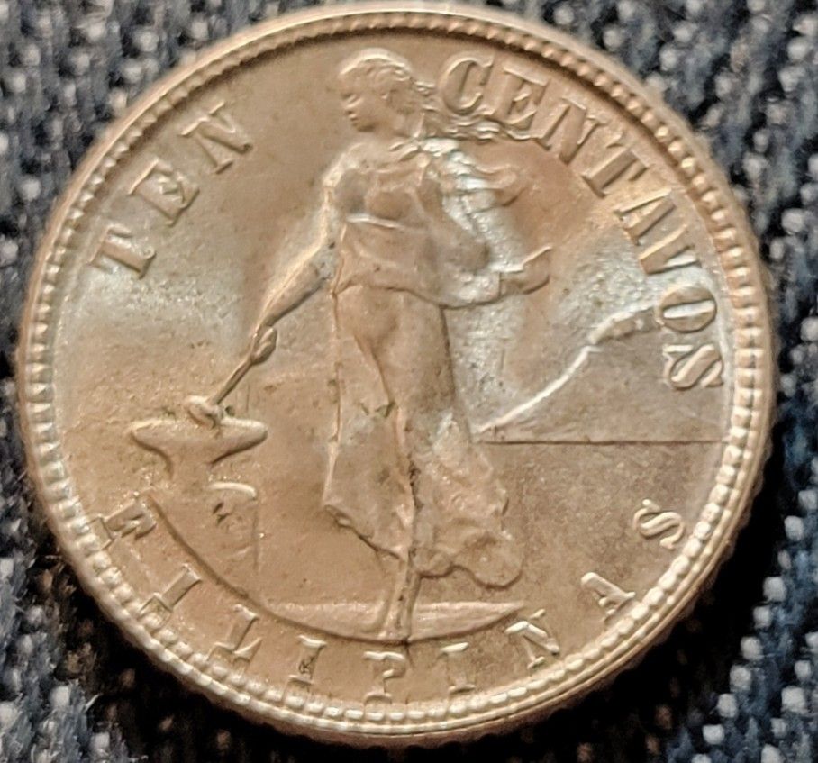 1944D 10 Centavos Error Coin 