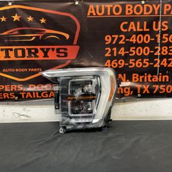 FORD F150 LH HEADLIGHT 2021-2023 FULL LED (BLACK INSIDE) OEM