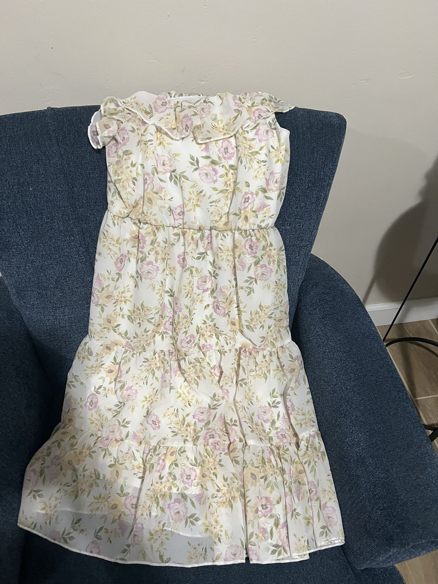 Flower Spring Dress 7/8 Girls 