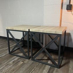 Country Style End Tables