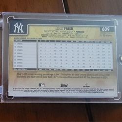 Max Fried. Topps Baseball Very Rare
