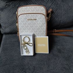 Michael Kors Purse Handbag with Charm NEW
