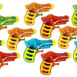 Set Of 12 Pcs Small Water Gun Squirter Party Favor 