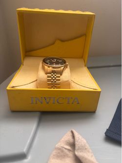 Invicta watch gold