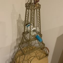 Metal Eiffel Tower Wine Rack