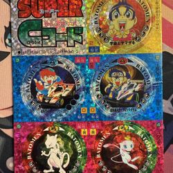 Pokemon Batomen Sheet Mew & Mewtwo