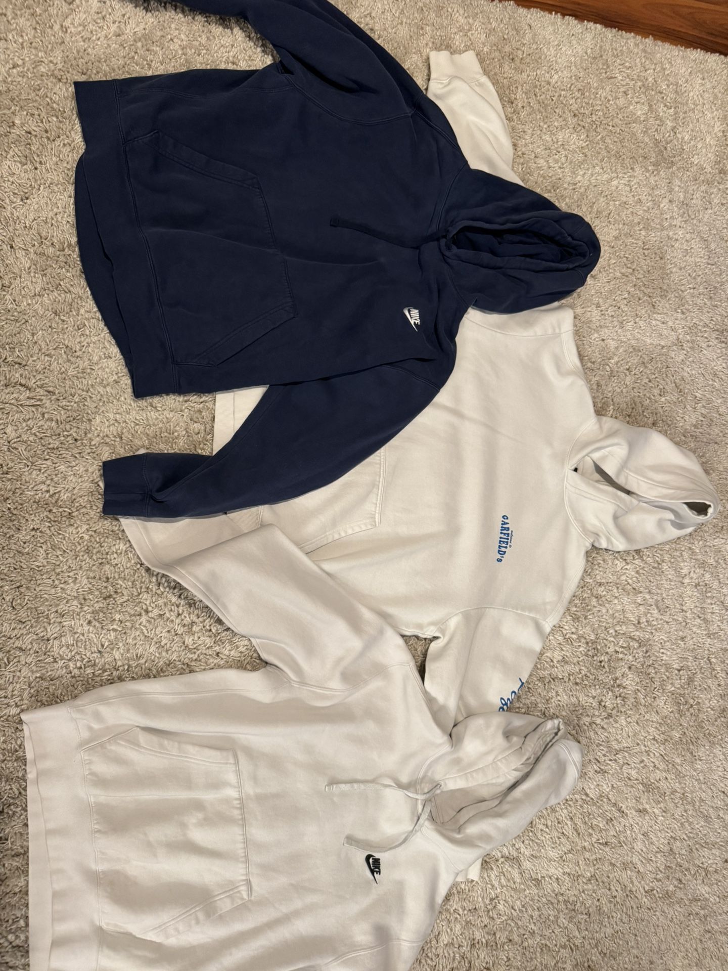 Nike hoodies & h&m garfield hoodie 