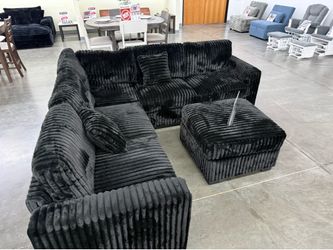 Black sectional