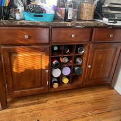 Solid wood Credenza/ cabinet 