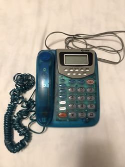 Curtis- Landline Telephone - Blue.