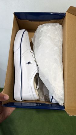 White Leather shoe Polo Ralph Lauren