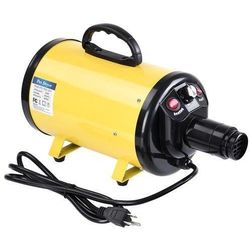 Pet Dryer Heat Blower 4 Nozzles 3.2 HP - Yellow