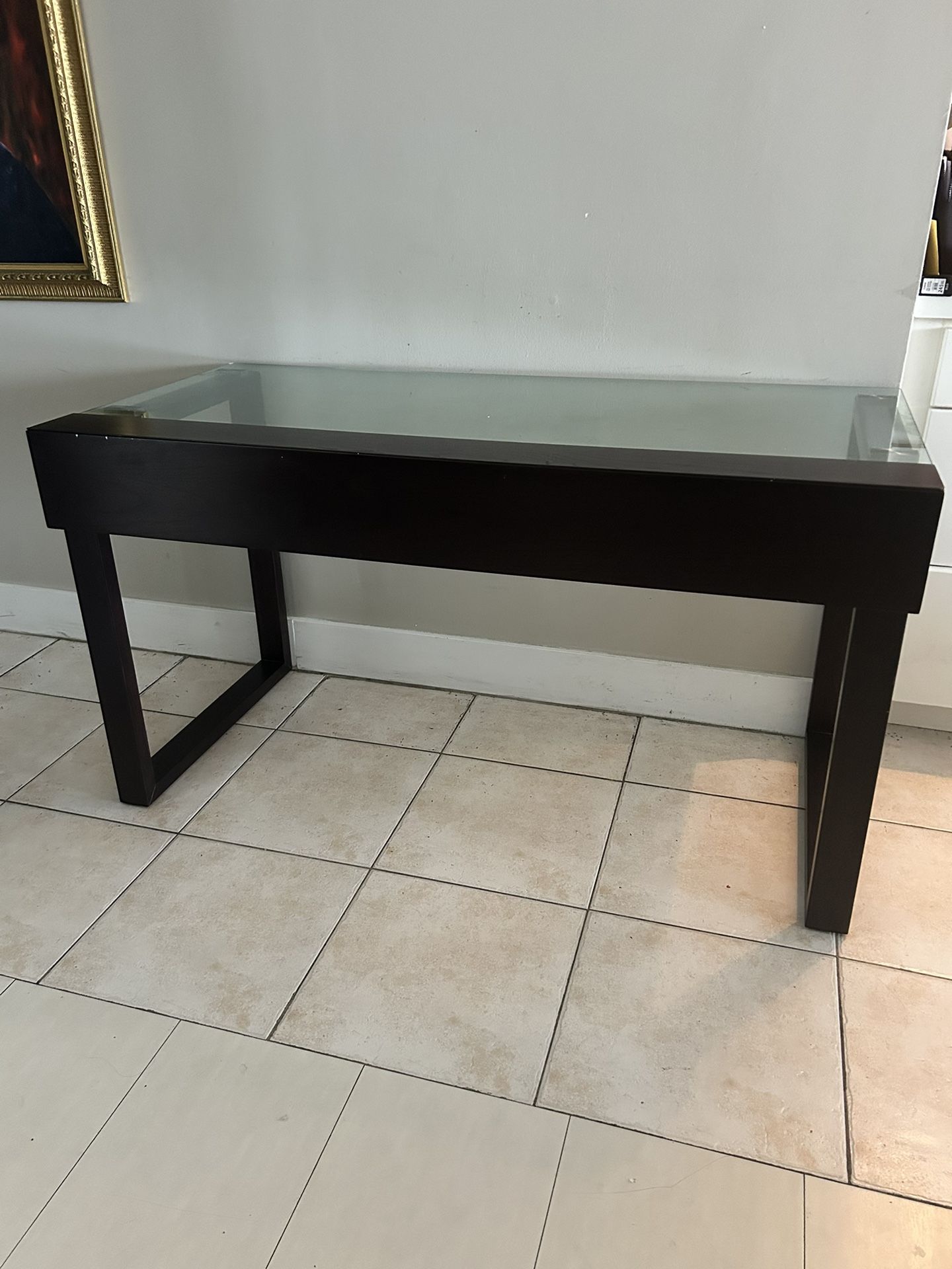 Glass Console Table