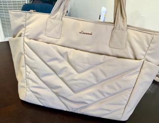 Lovevook Puffer Laptop Tote Rose Gold
