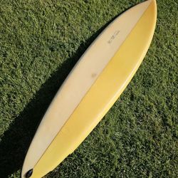 Vintage Surfboard Single Fin 1970s 