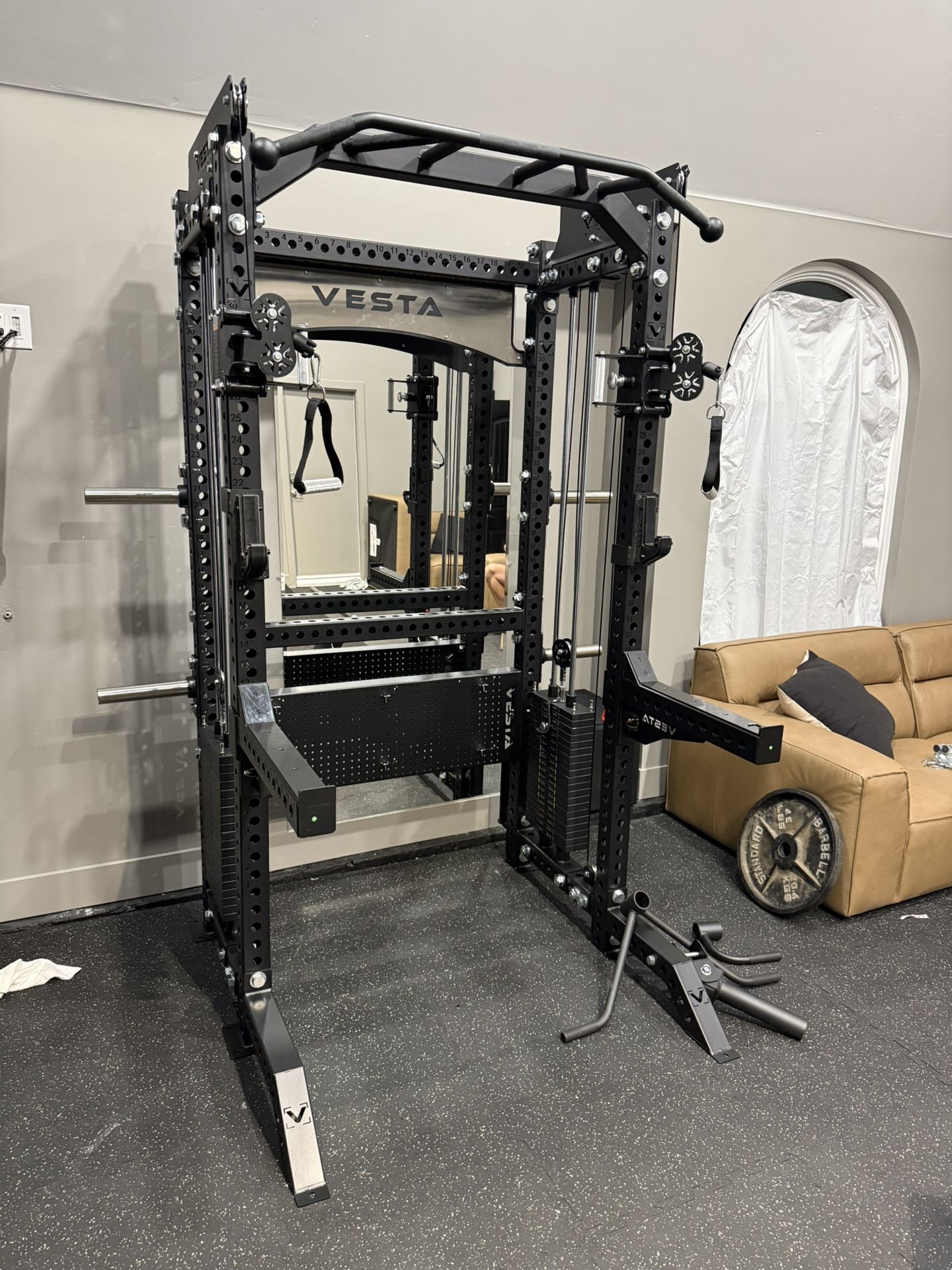 Vesta Fitness PRO SERIES 2-1 Ultimate Half Rack Functional Trainer/Gym Equipment/ Home Gym/ Fitness/ FREE DELIVERY 🚚