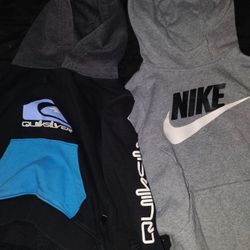 Boys Hoodies/Jackets Lot Of 12 Nike, Polo, Quicksilver, Billabong, Puma, More