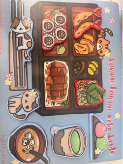 Japanese food wooden puzzle