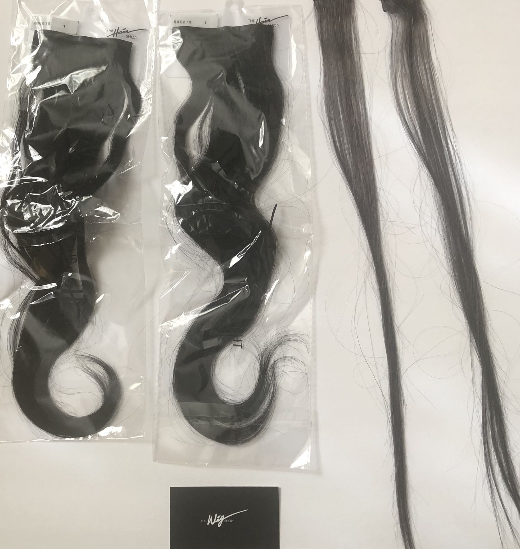 🧑🏻🎤HALLOWEEN SPECIAL🧝🏽♀️ The Wig Shop LA 4x Real Human Hair 18” Skinny Clip Extension - NEVER USED