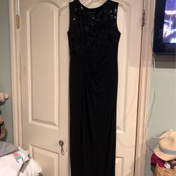 Long Black Dress Size 4 New Never Used