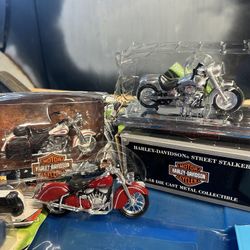 Hotwheels And Maisto Harley Davidson Motorcycles 