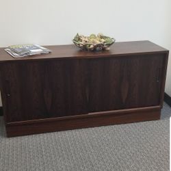 Credenza Office furniture,  lock shaped desks 