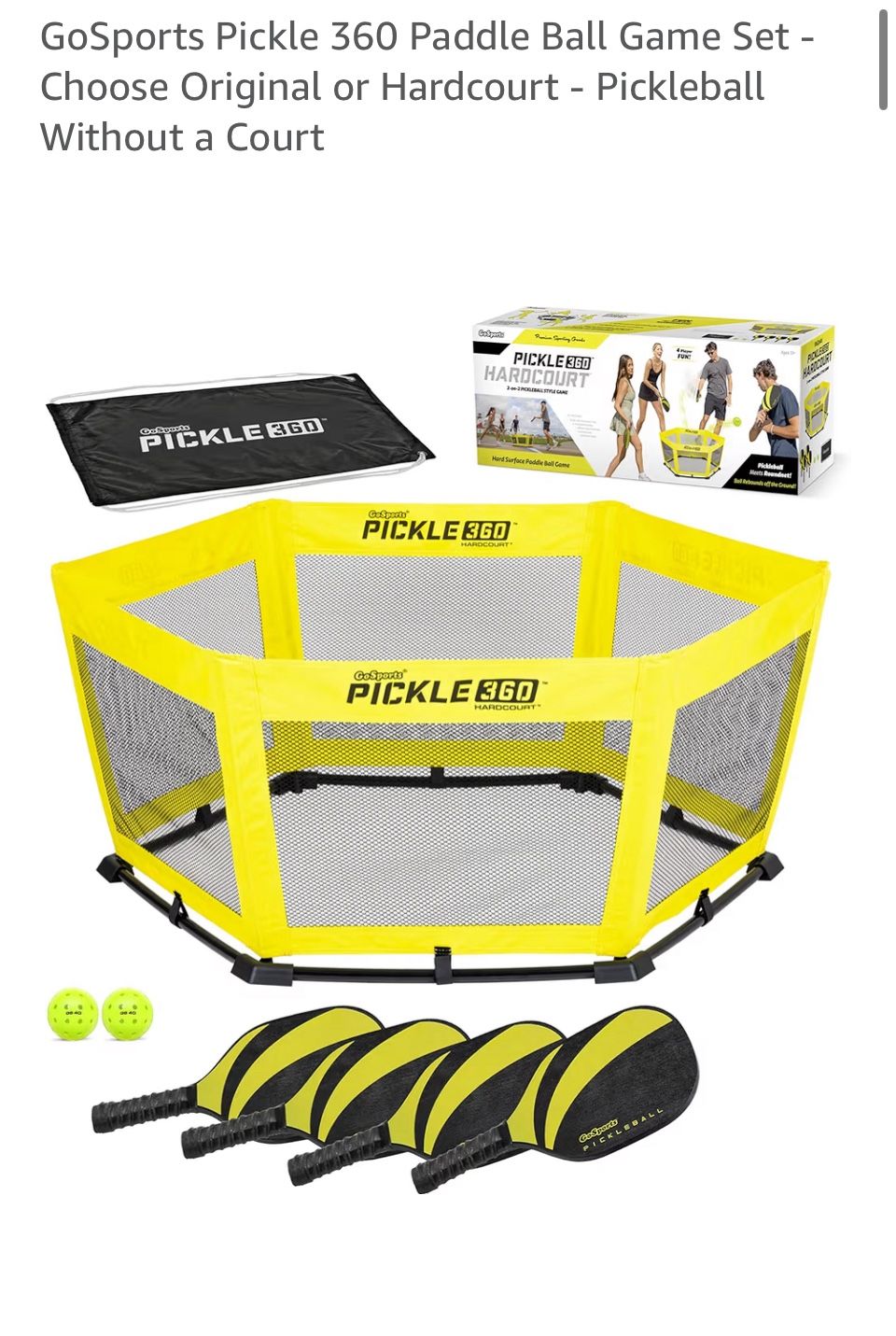 Brand new Pickleball Without The Court Set