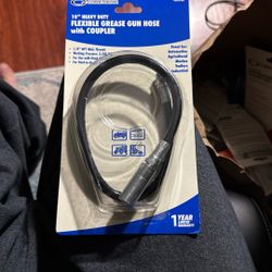 Core Gear 18” Heavy Duty Flexible Grease Gun Hose With Coupler