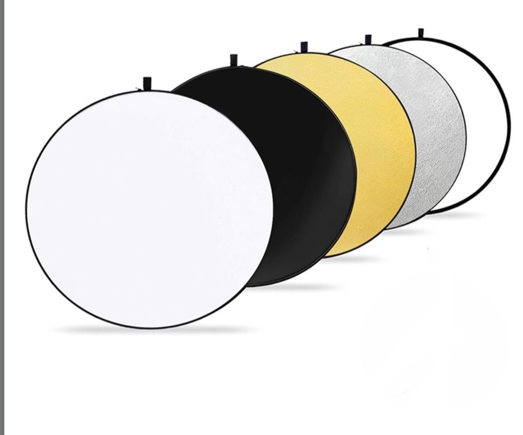 5-in-1 Collapsible Portable Round Disc Photography Light Reflector