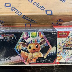 Pokemon Prismatic Evolutions Booster Bundle Surprise Box Bundle TCG