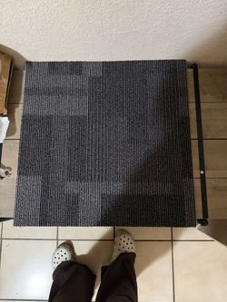 VEVOR Carpet Tiles Reusable, 24 PCS, 24"x 24", Mixed Gray