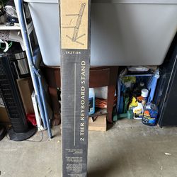 2 pier keyboard stand black